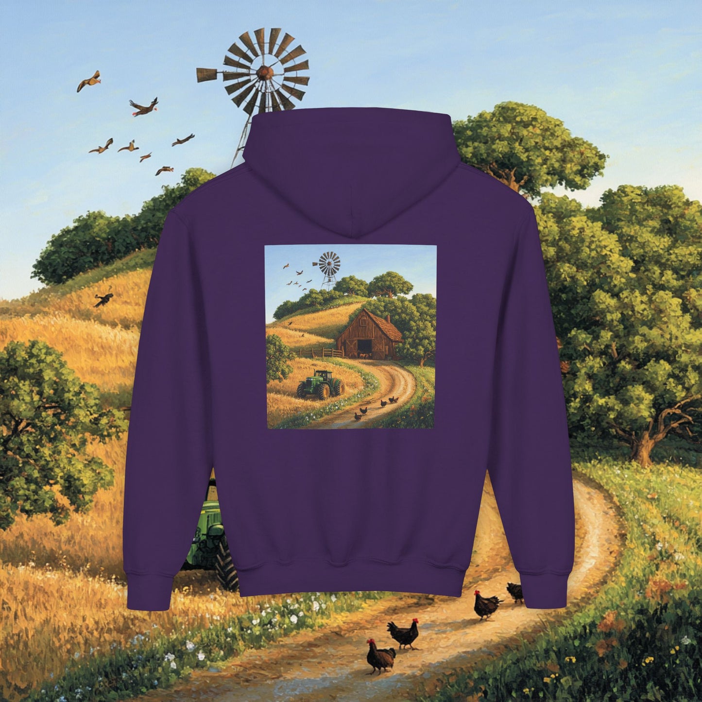 Farm Barn Kids Hoodie