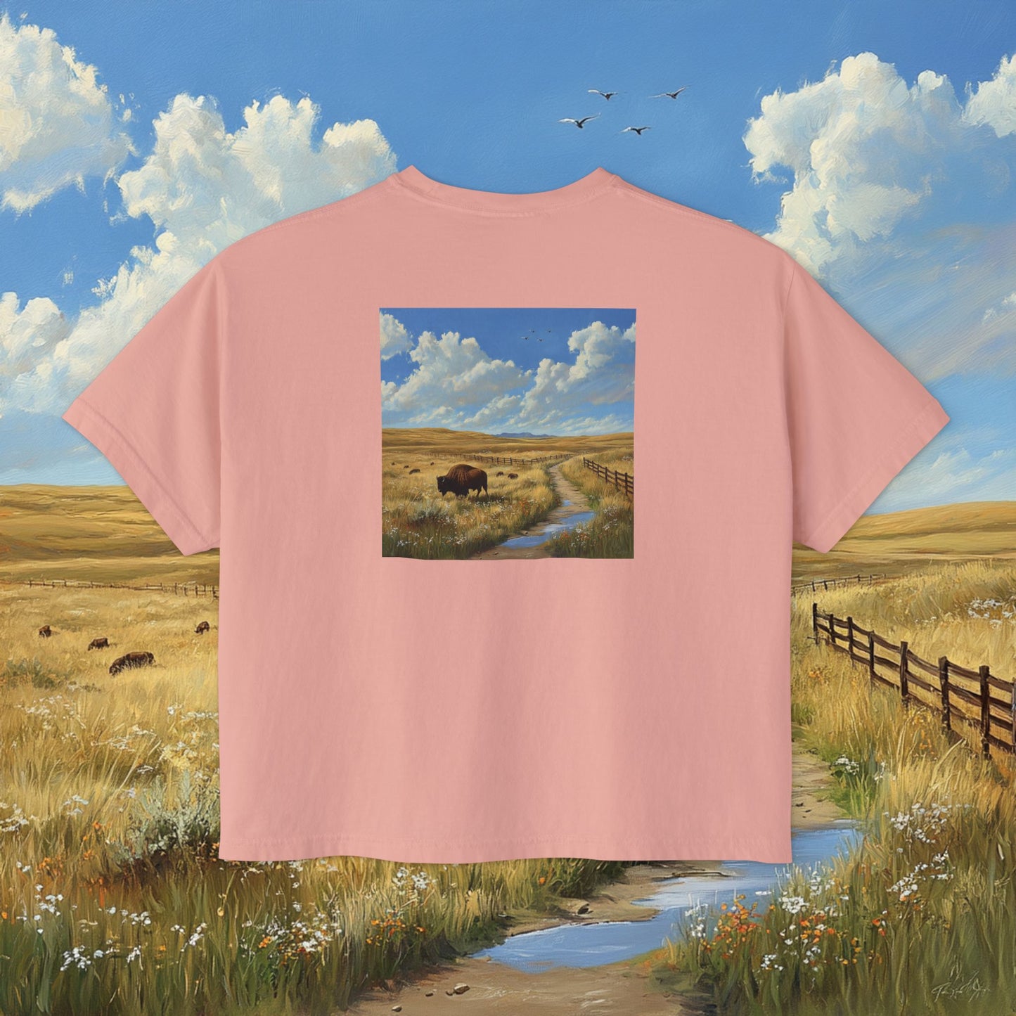 Buffalo Plains Boxy Tee