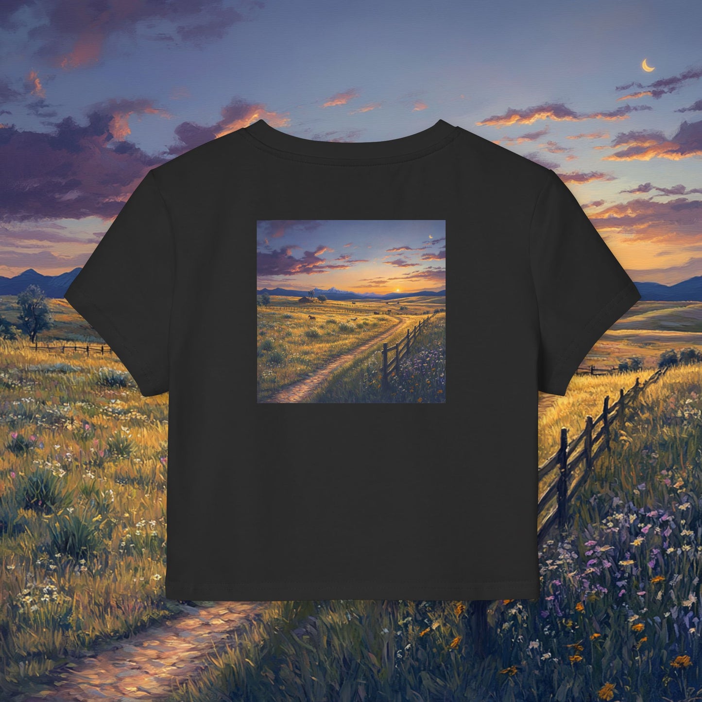 Plains Sunset Crop Top