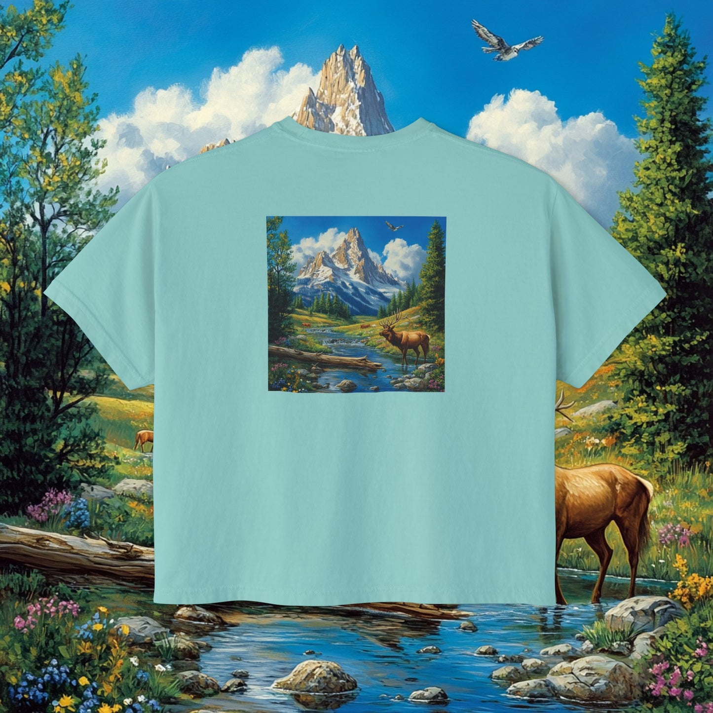 Elk Mountain Boxy Tee