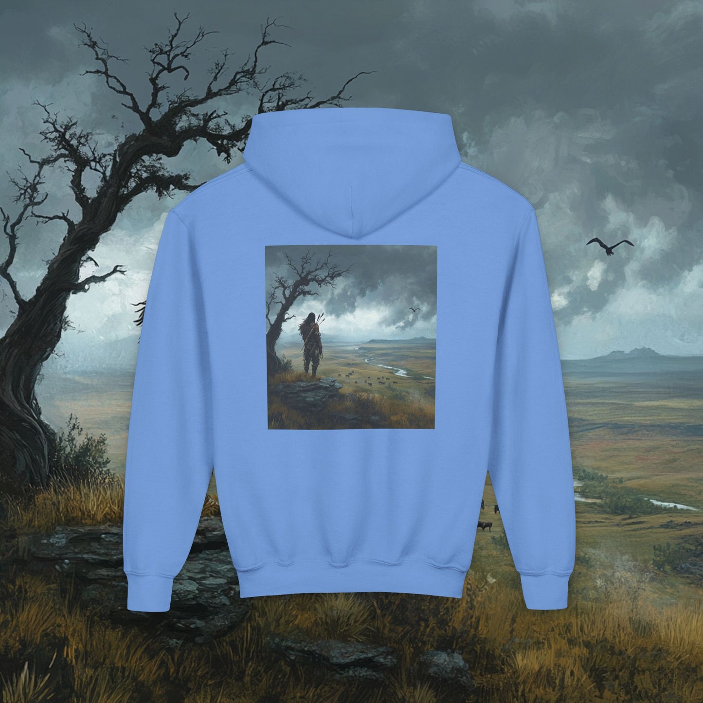 The Watchful Warrior Kids Hoodie