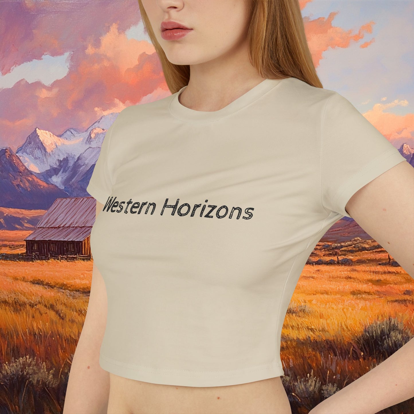Rustic Prairie Barn Crop Top
