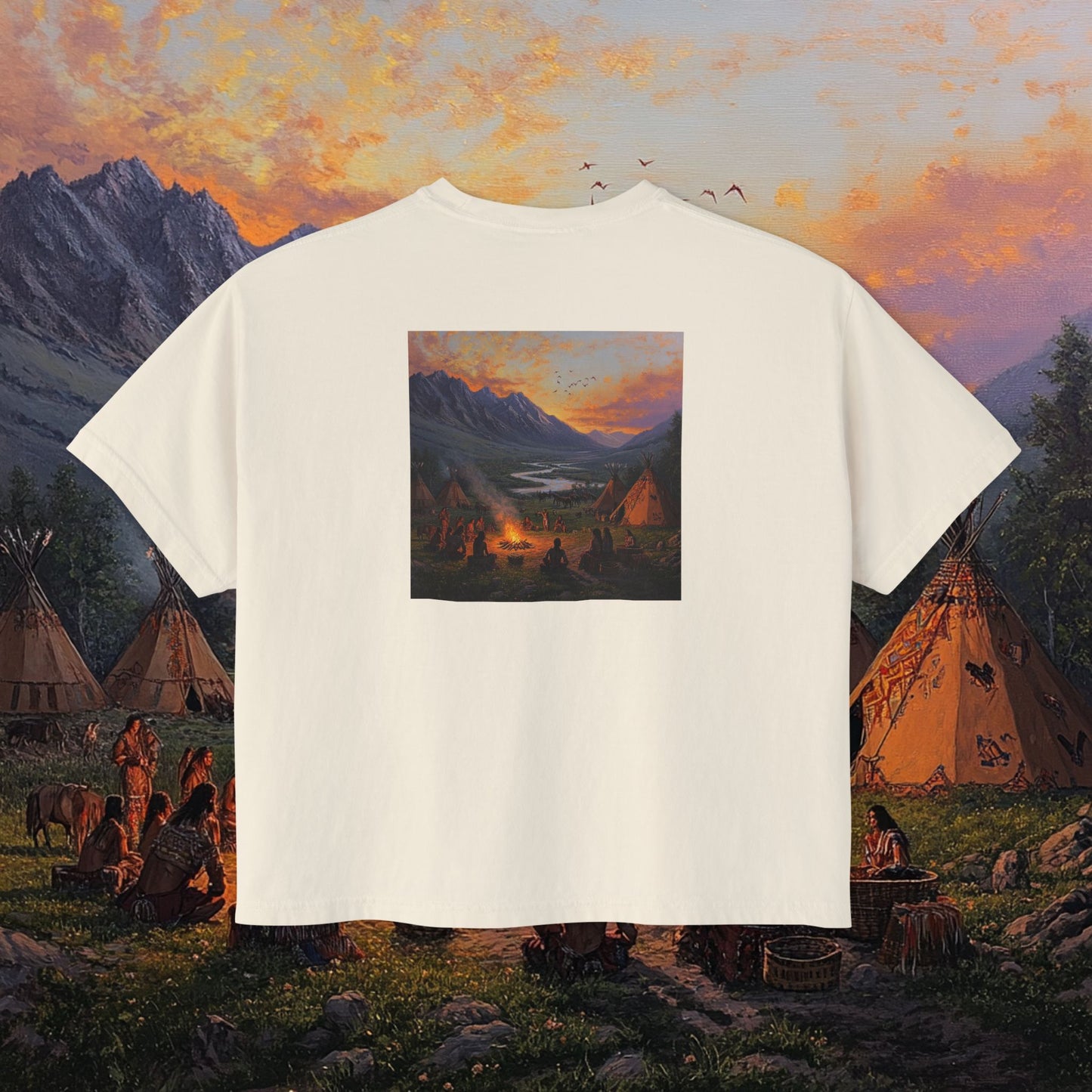 Tribal Party Boxy Tee