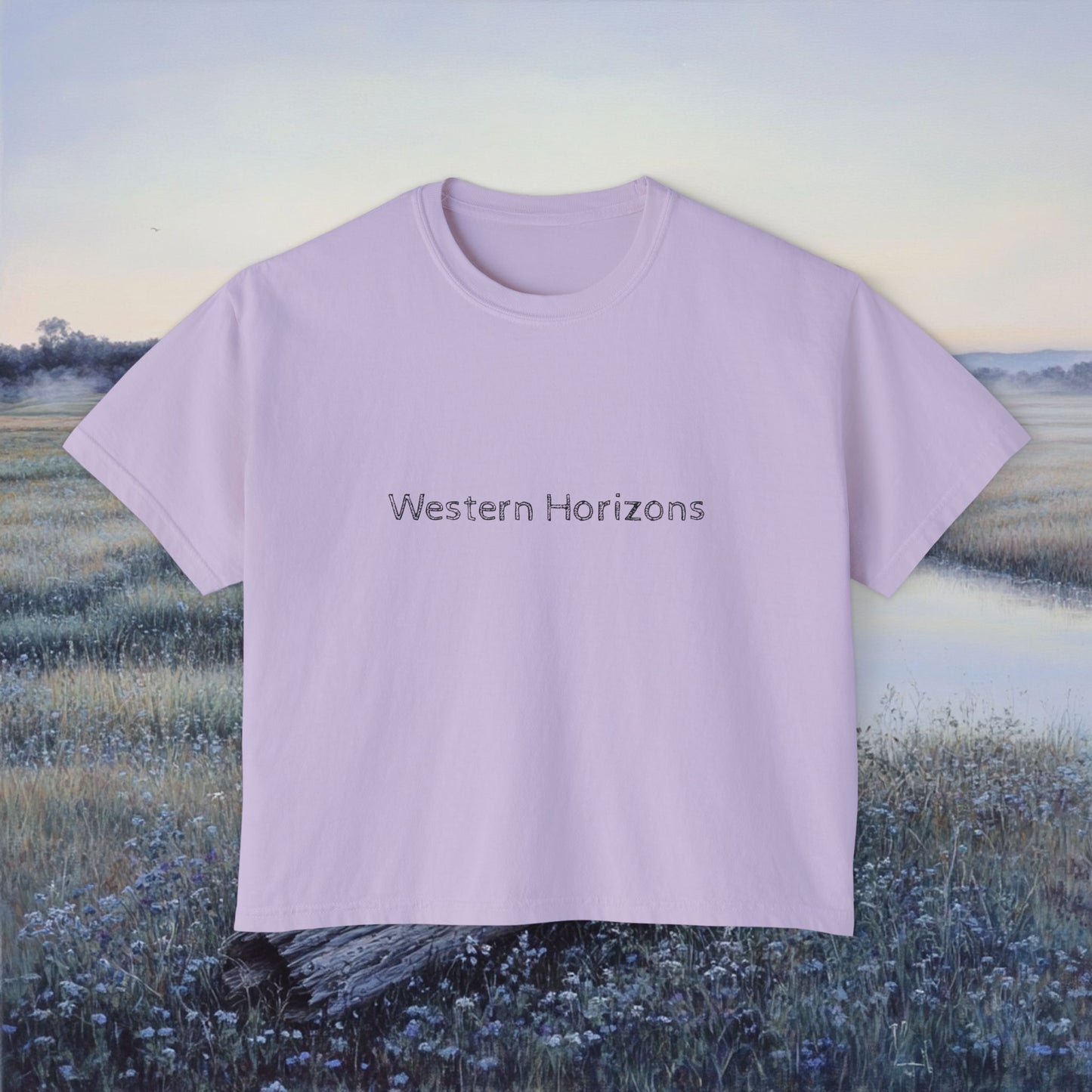 Misty Mornings Boxy Tee