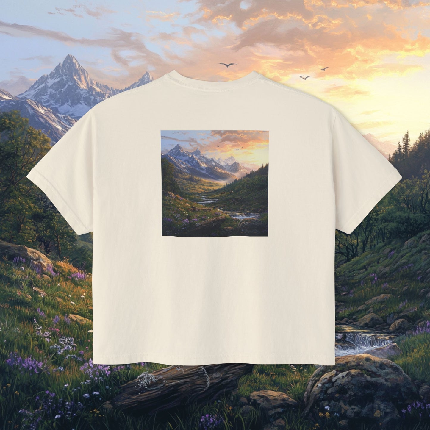 Rocky Mountain Valley Boxy Tee