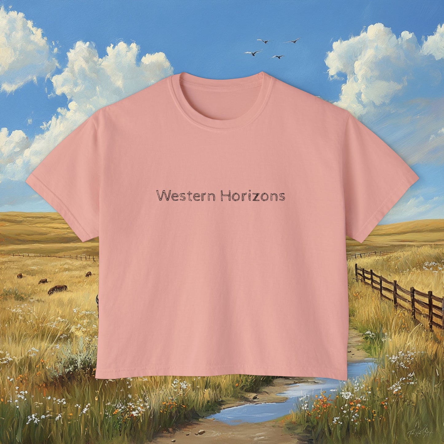 Buffalo Plains Boxy Tee