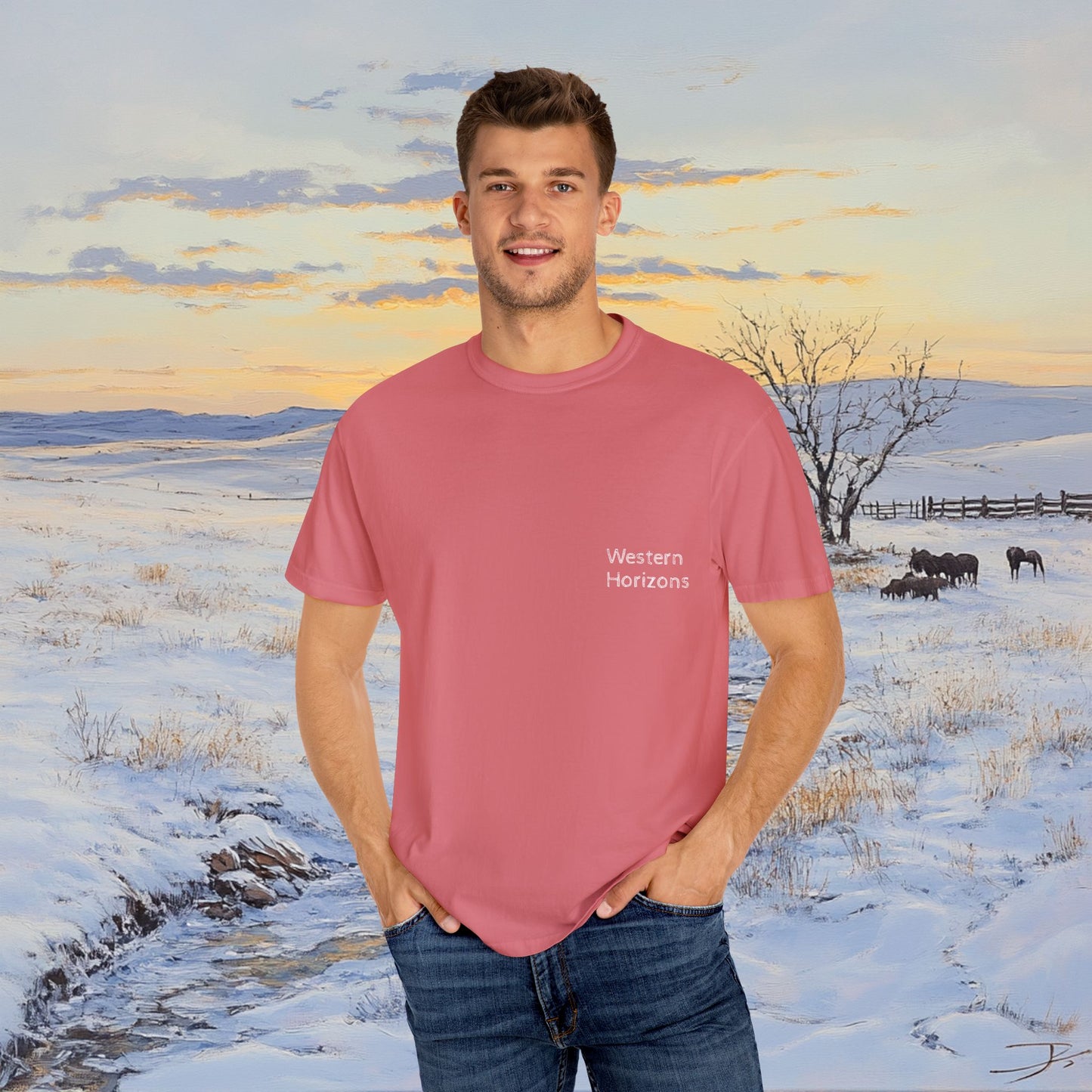 Winter Western Plains T-Shirt