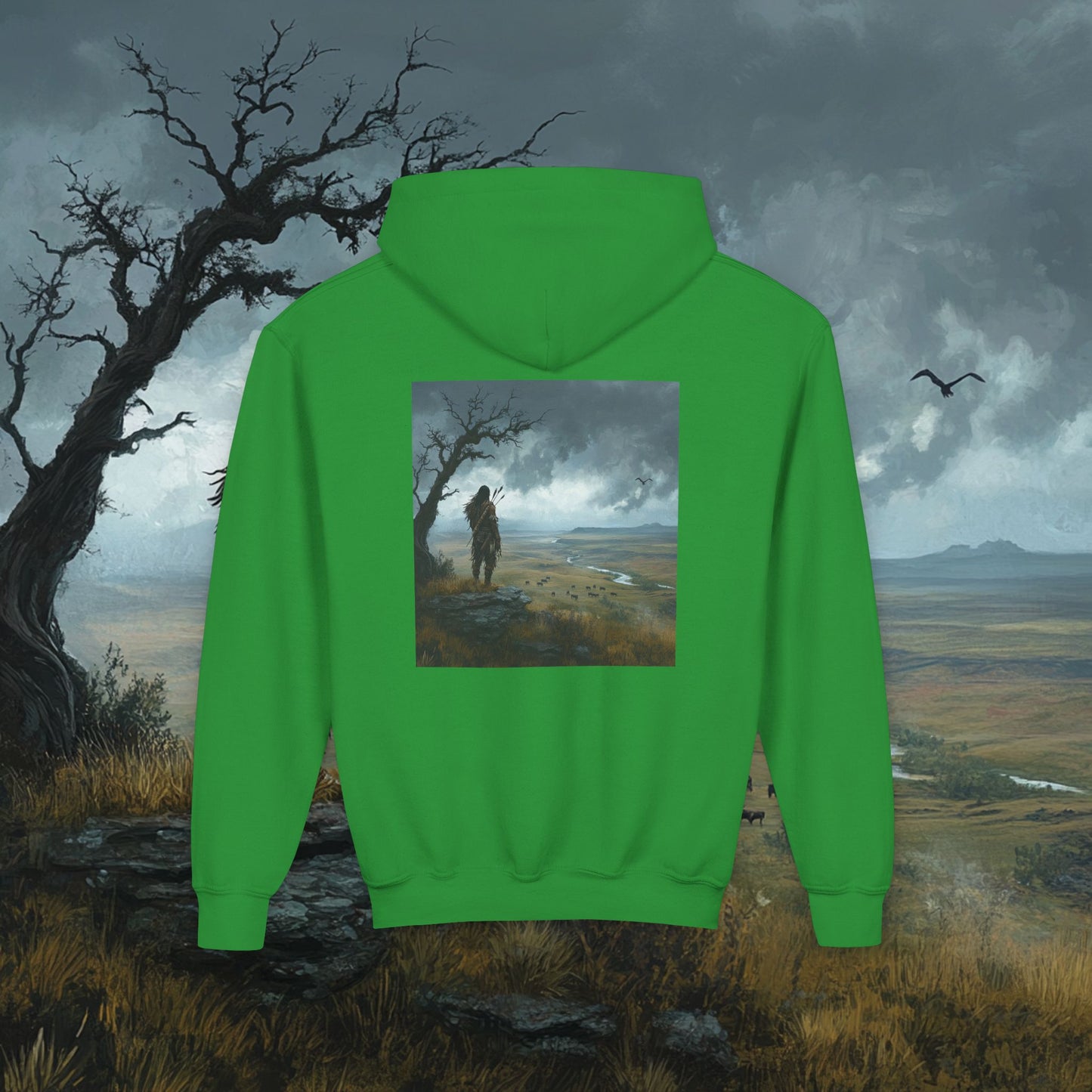 The Watchful Warrior Kids Hoodie