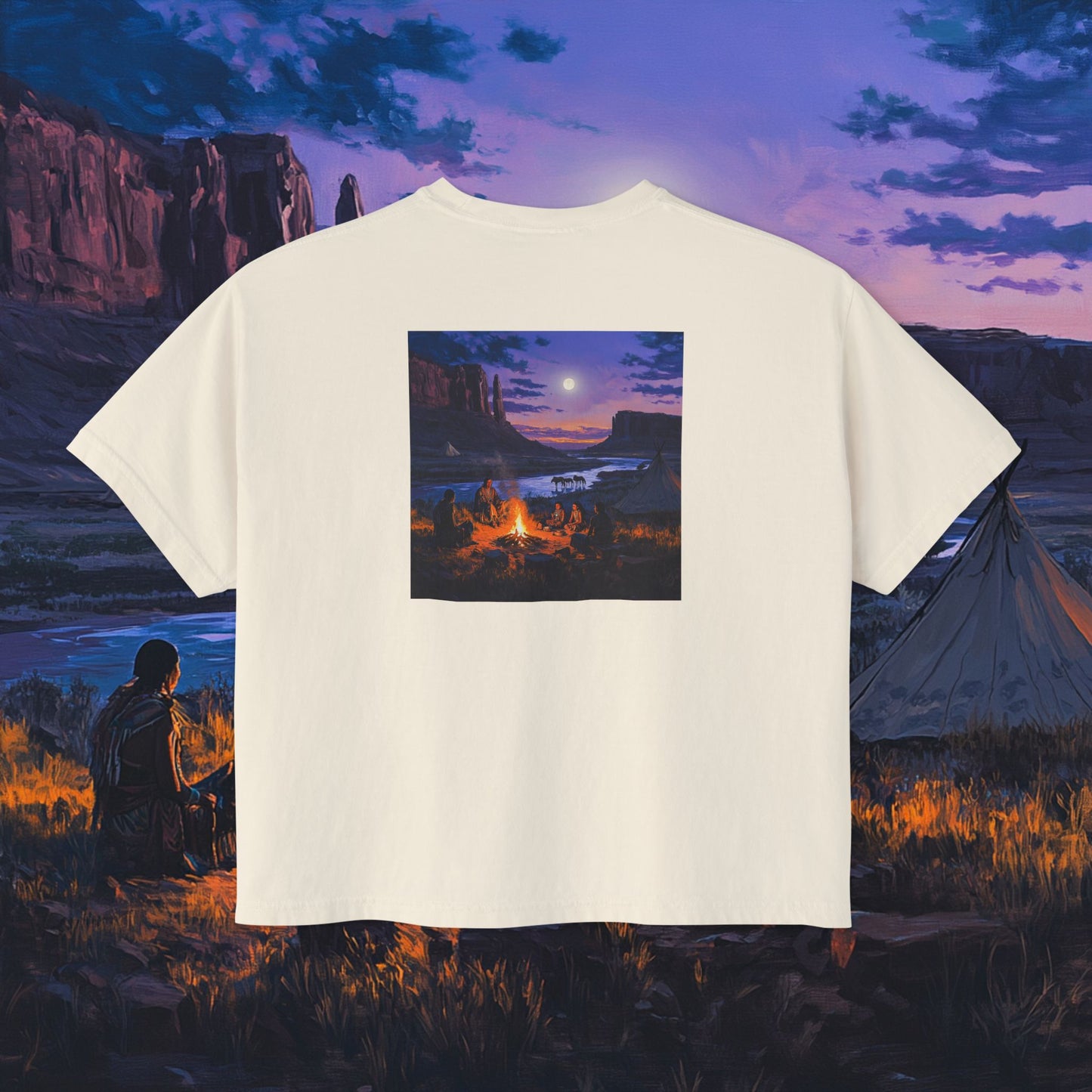 Tribal Gathering Boxy Tee