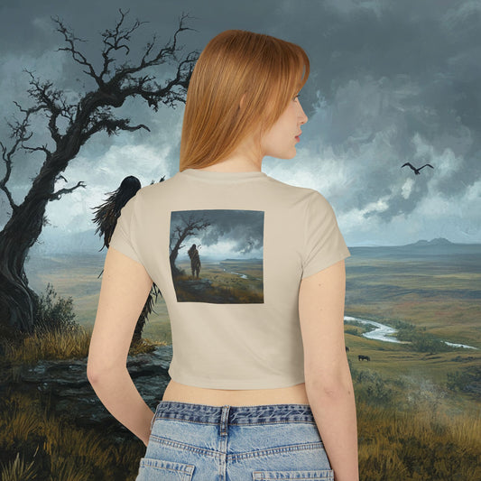 The Watchful Warrior Crop Top
