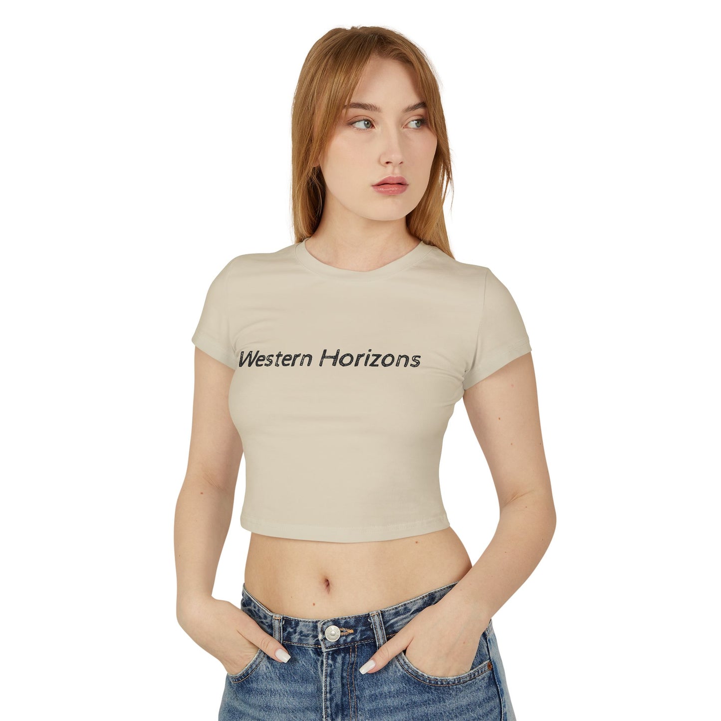 Moonlit Cowboy Campfire Crop Top