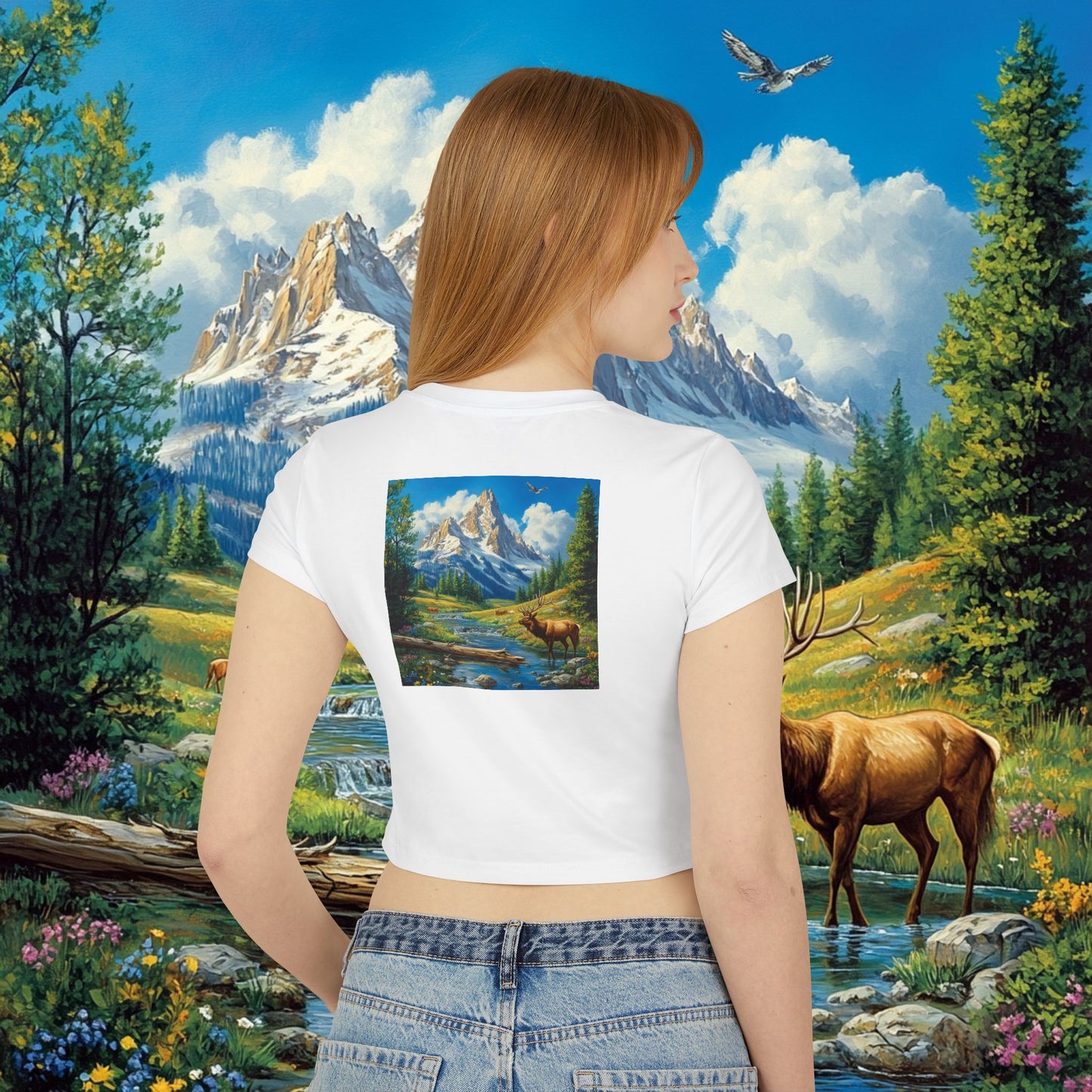 Elk Mountain Crop Top