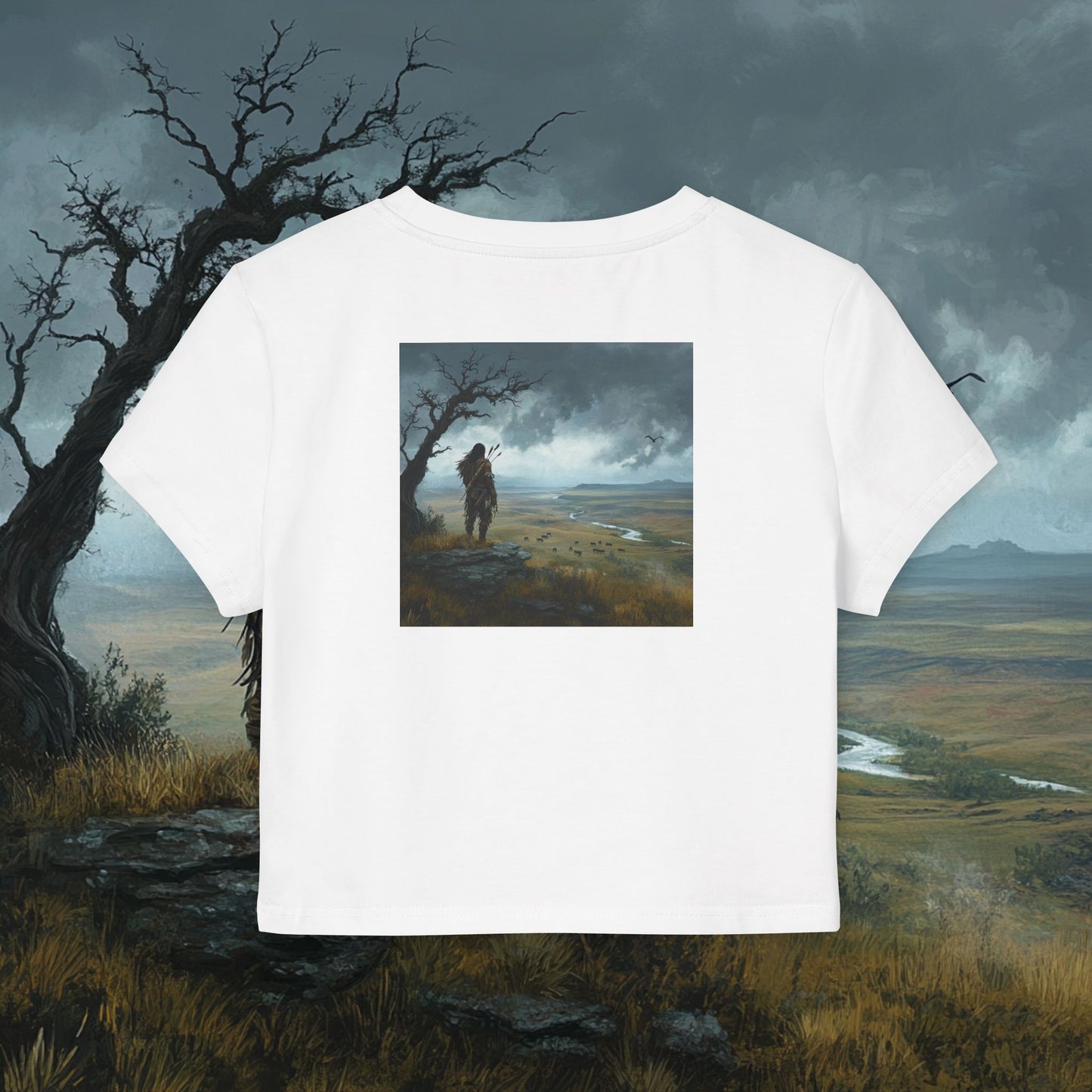 The Watchful Warrior Crop Top