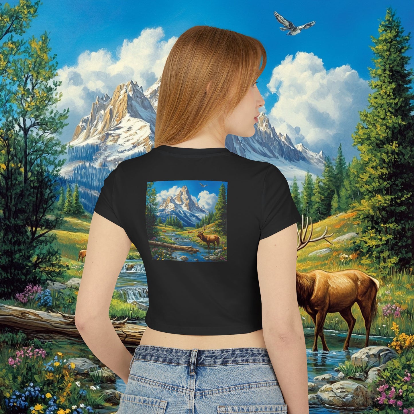 Elk Mountain Crop Top