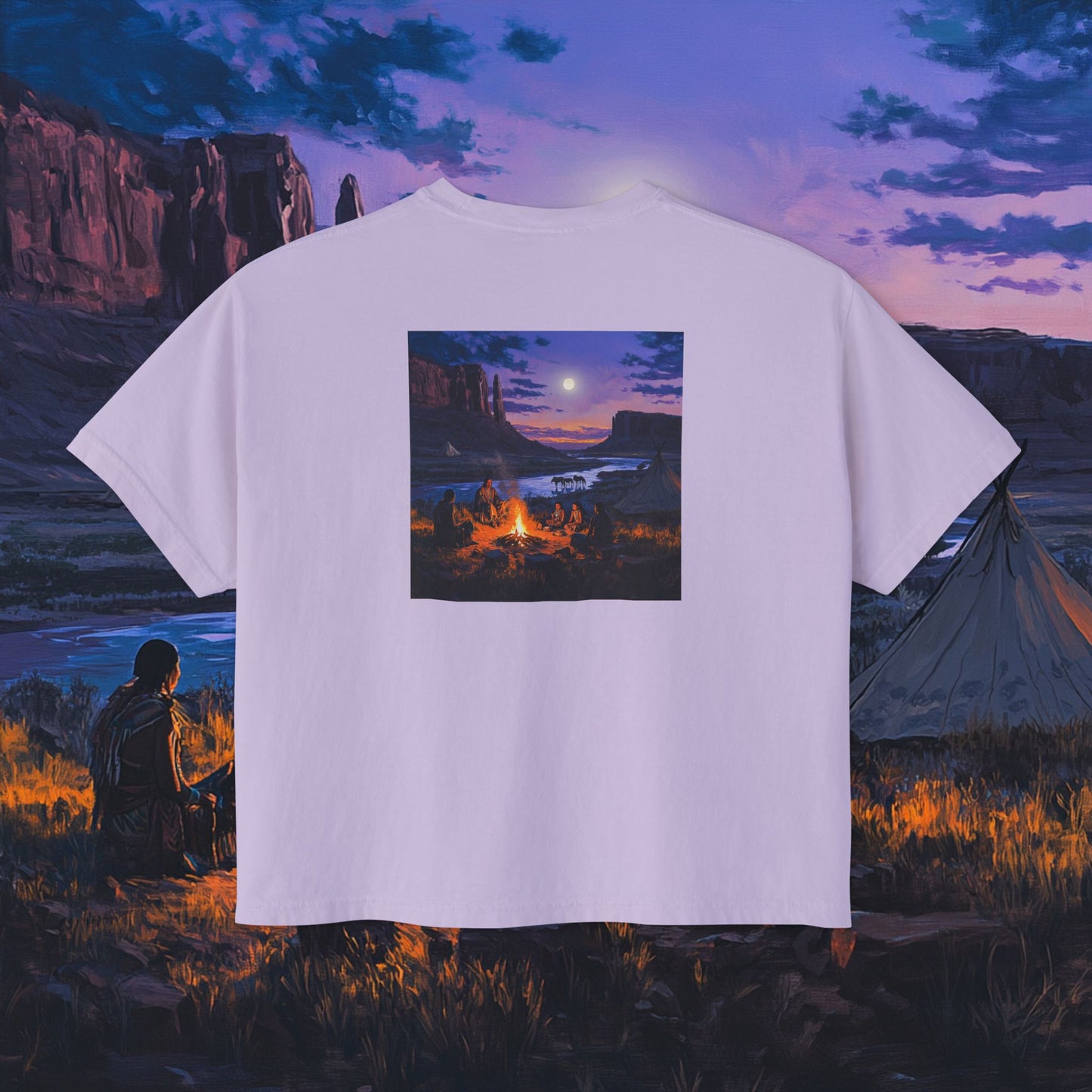 Tribal Gathering Boxy Tee