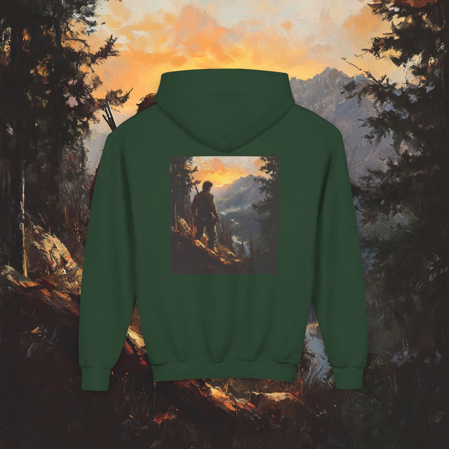 The Lone Frontiersman Kids Hoodie