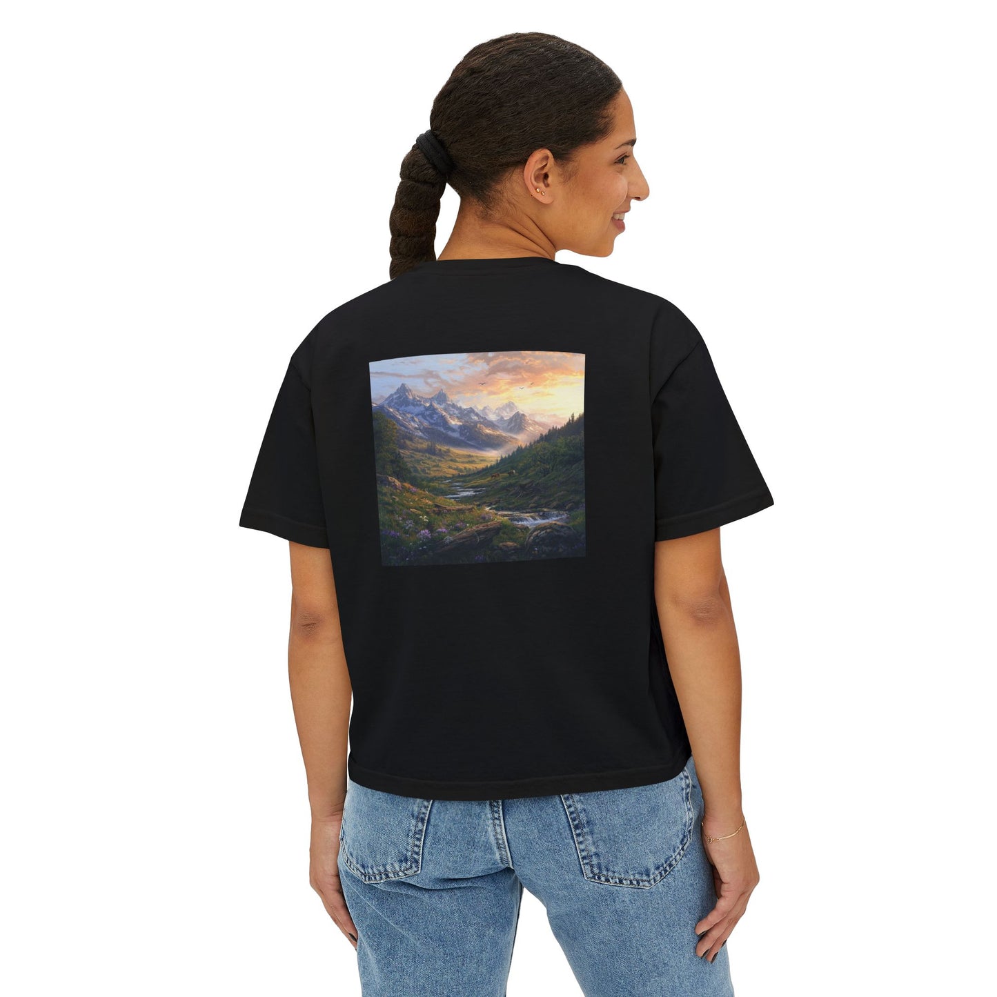 Rocky Mountain Valley Boxy Tee