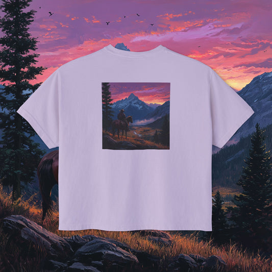 Pink Skies Boxy Tee