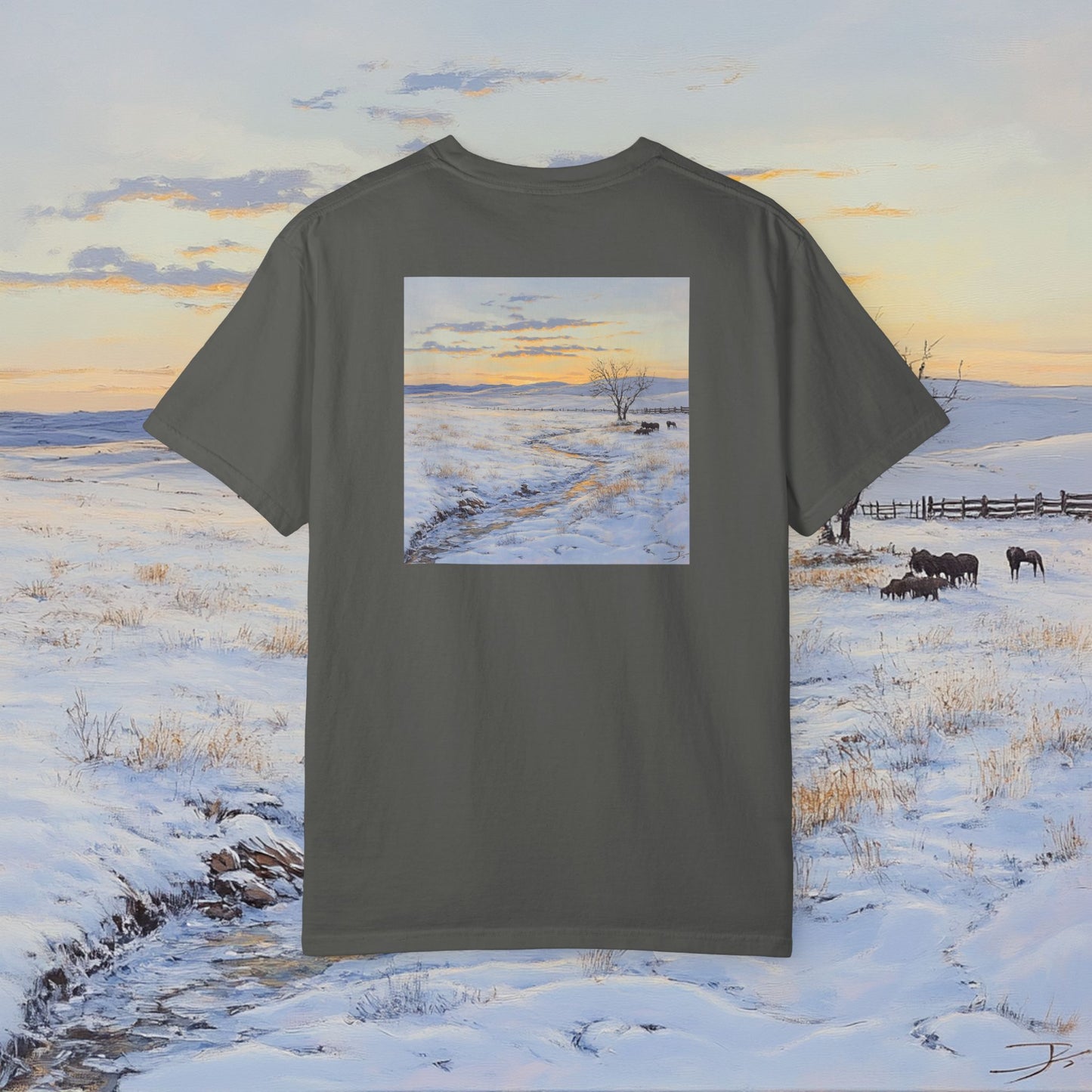 Winter Western Plains T-Shirt