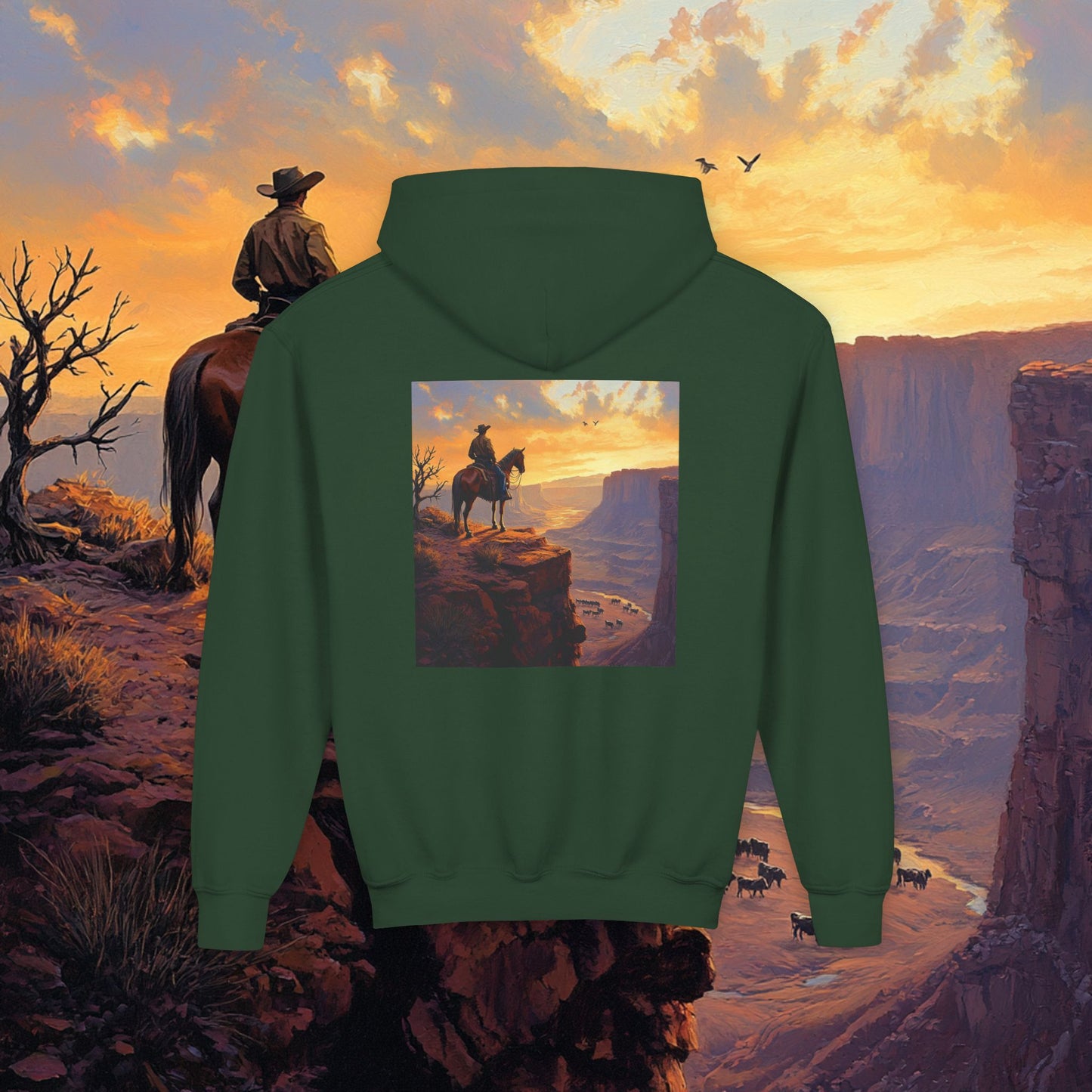 Cowboy Canyon Kids Hoodie