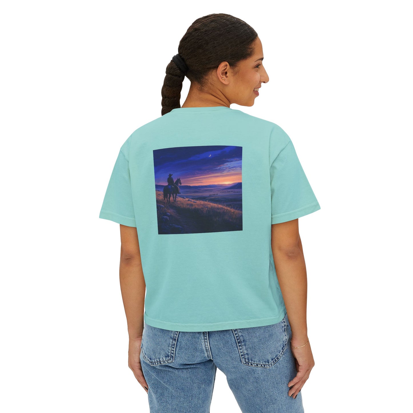 Twilight Cowboy Boxy Tee