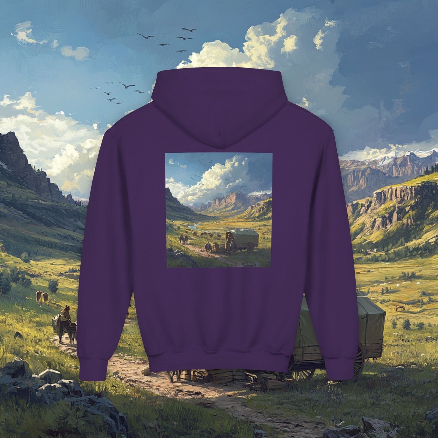 Headin' West Kids Hoodie