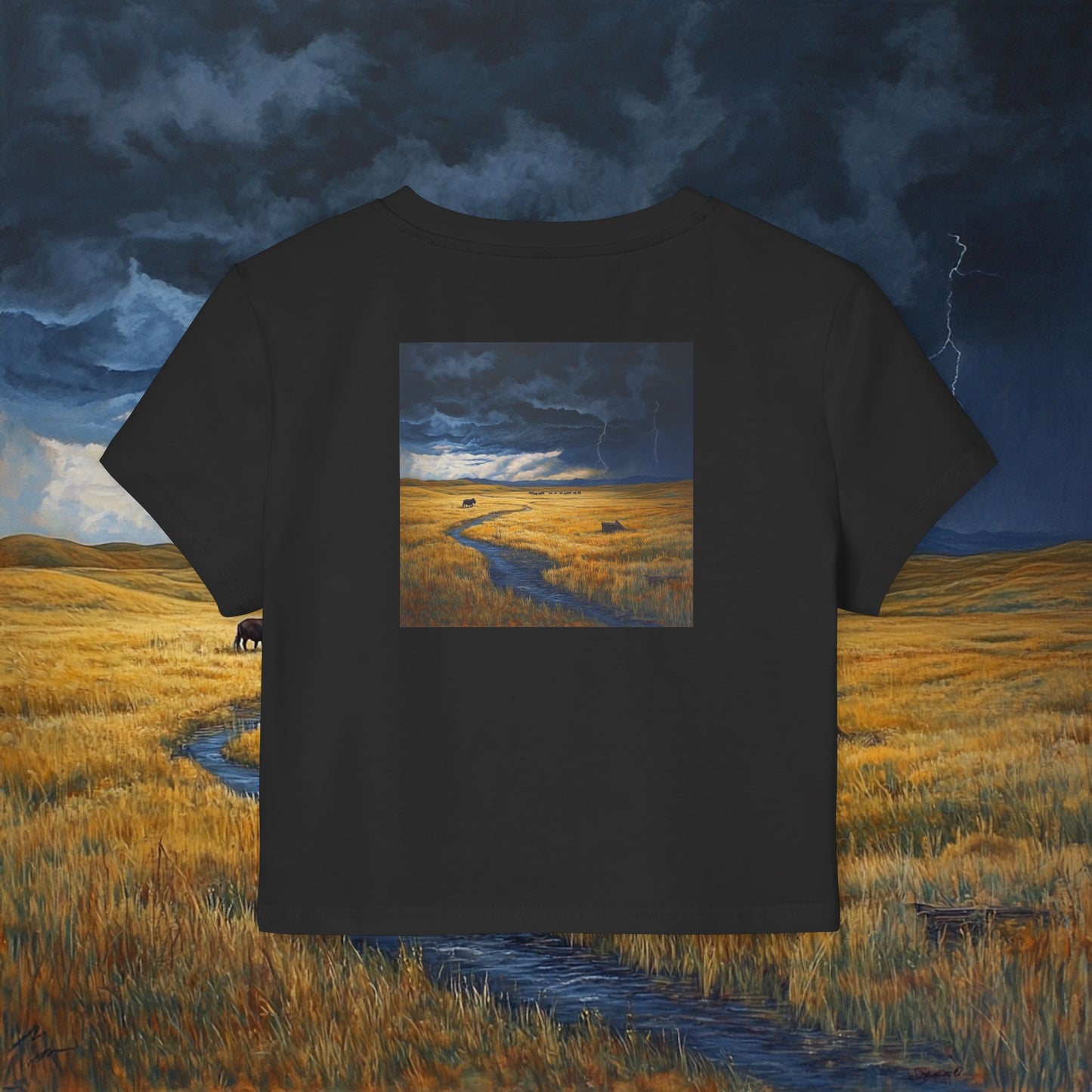 A Storm's Brewing Crop Top