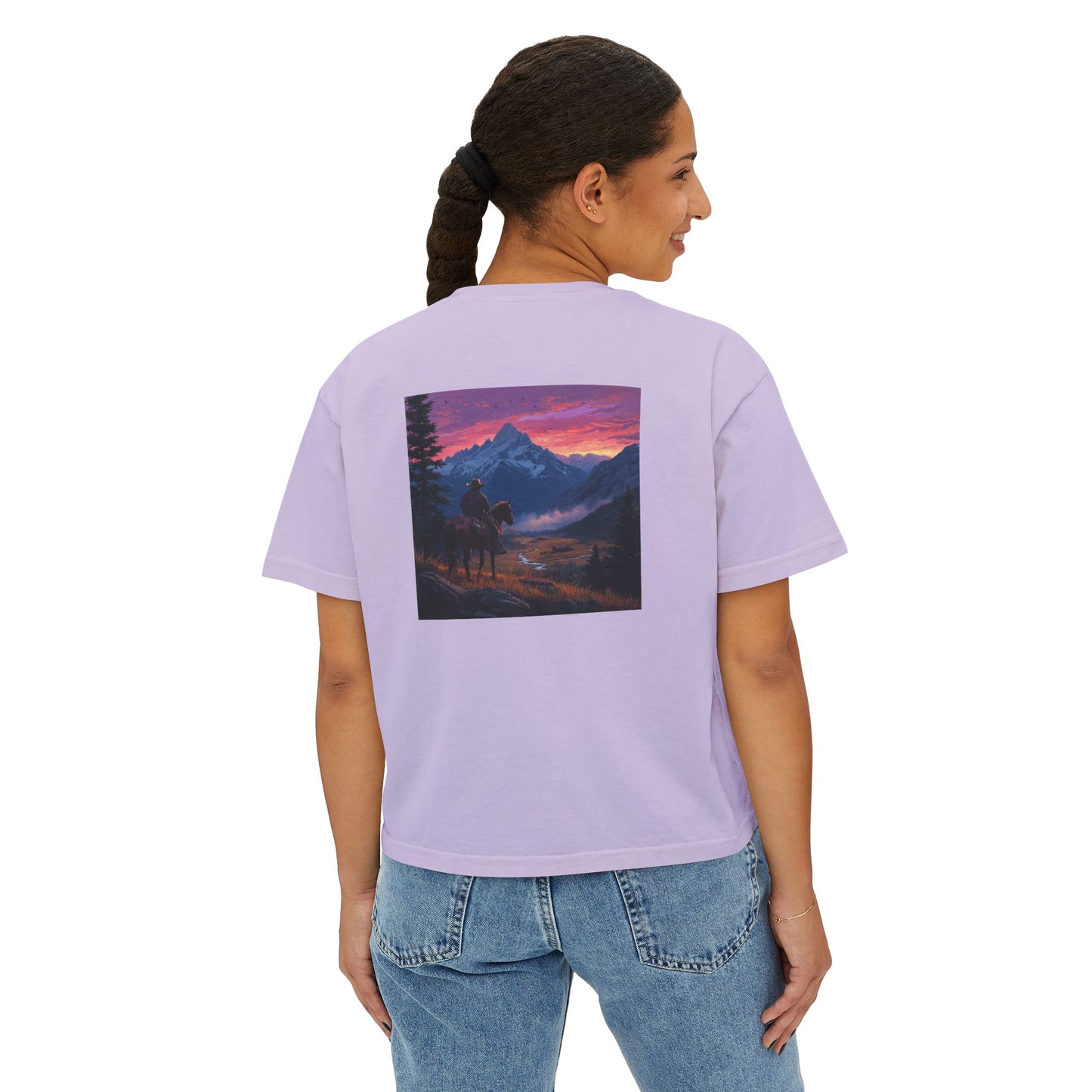 Pink Skies Boxy Tee