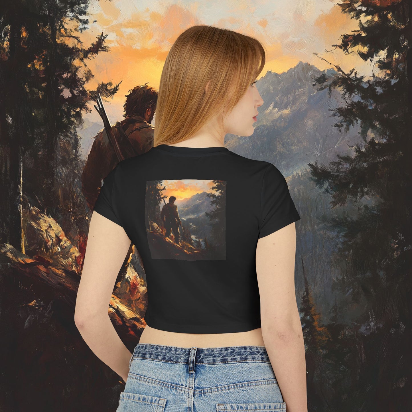 The Lone Frontiersman Crop Top