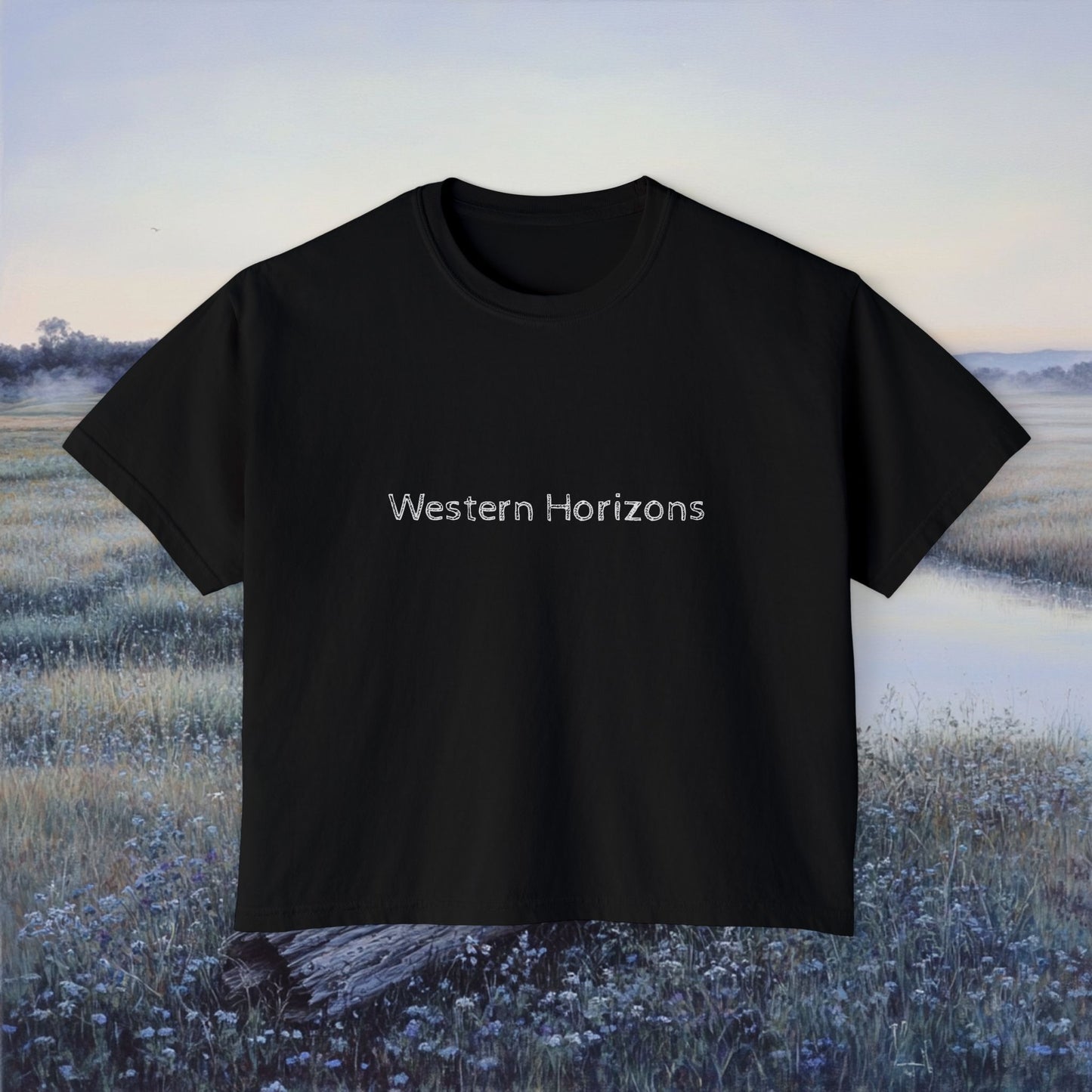 Misty Mornings Boxy Tee