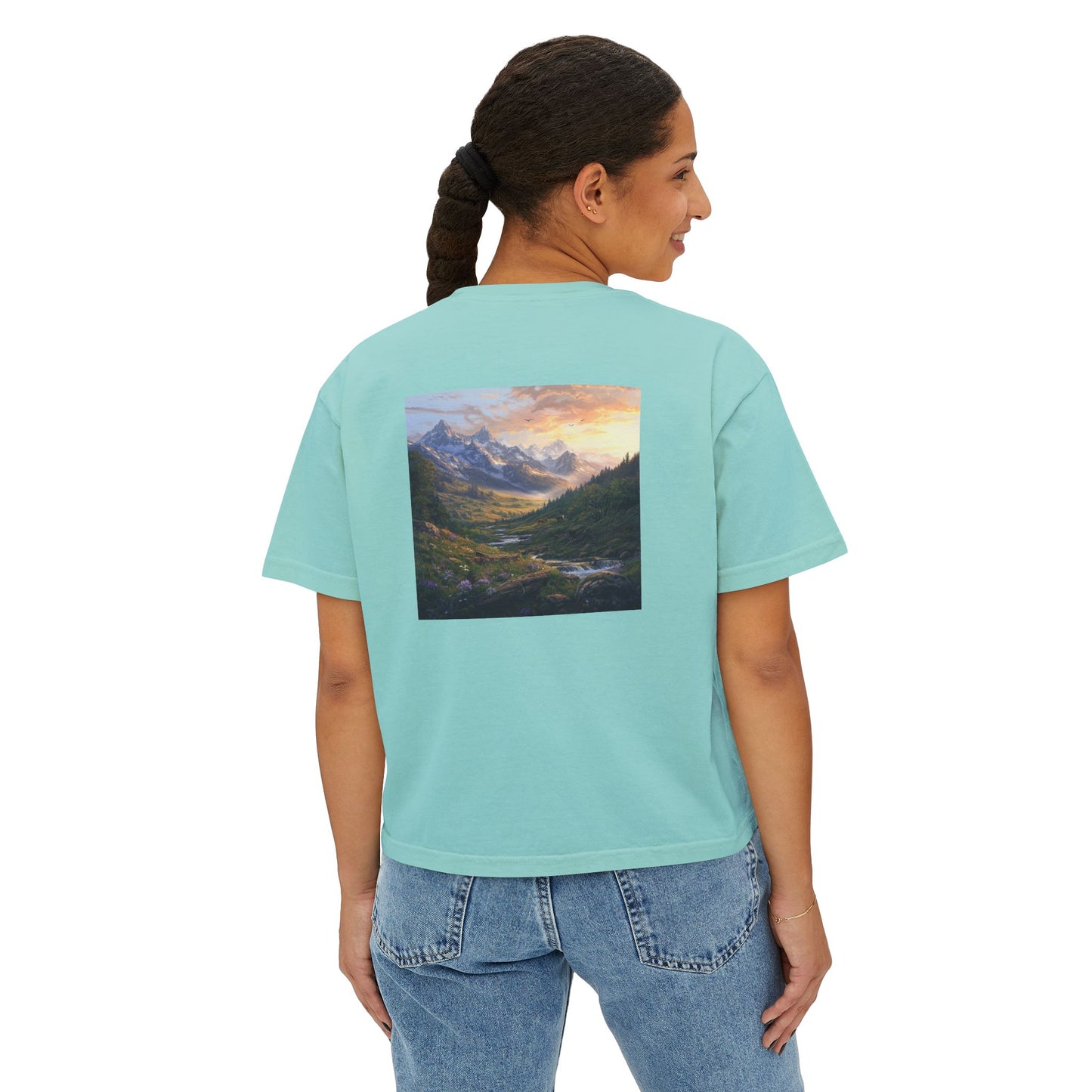 Rocky Mountain Valley Boxy Tee