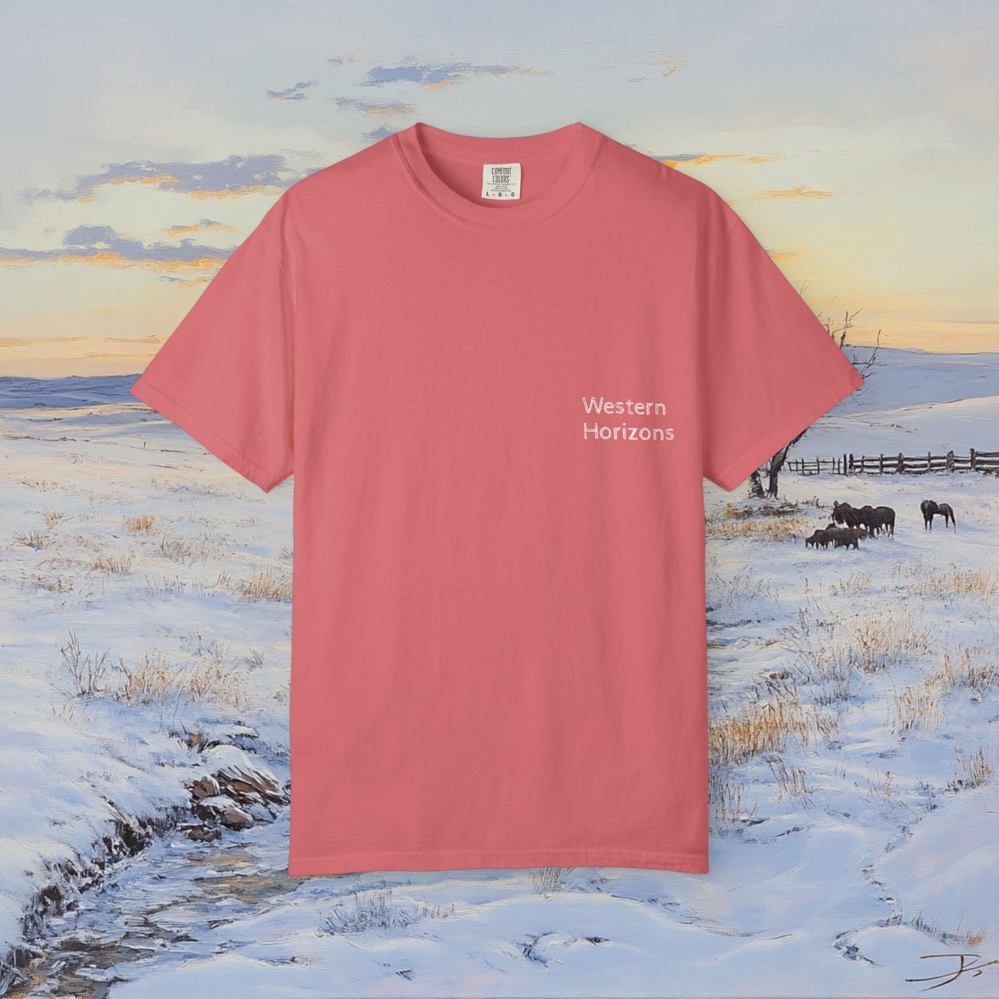 Winter Western Plains T-Shirt