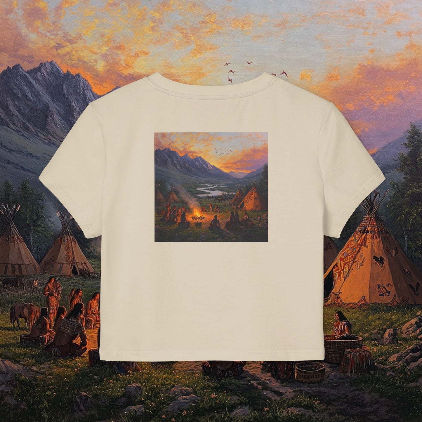 Tribal Party Crop Top