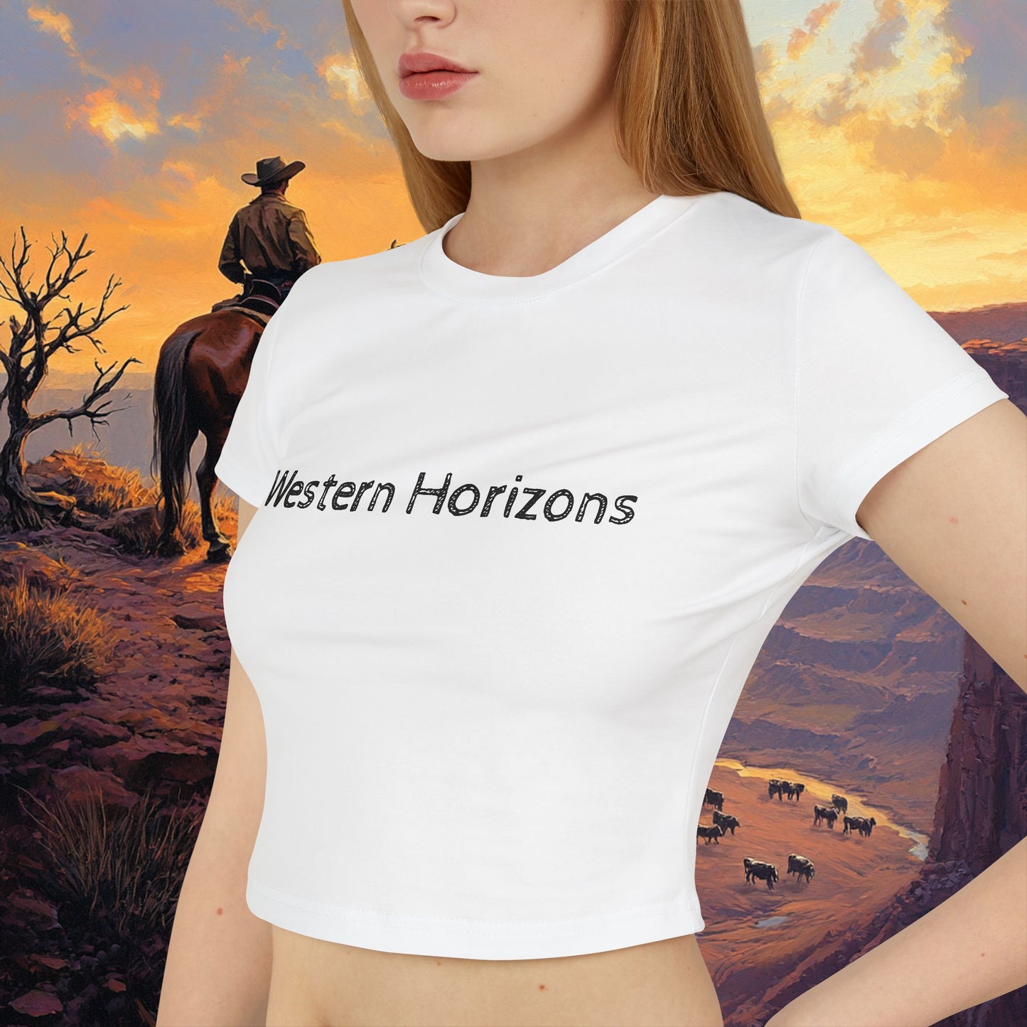Cowboy Canyon Crop Top