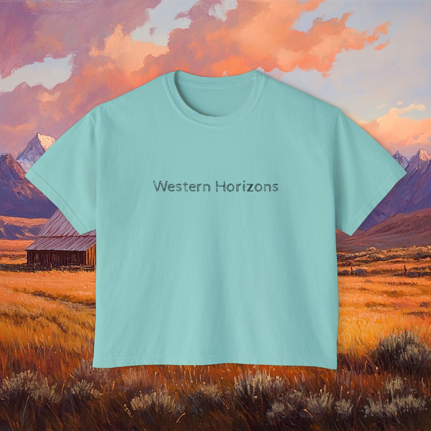 Rustic Prairie Barn Boxy Tee