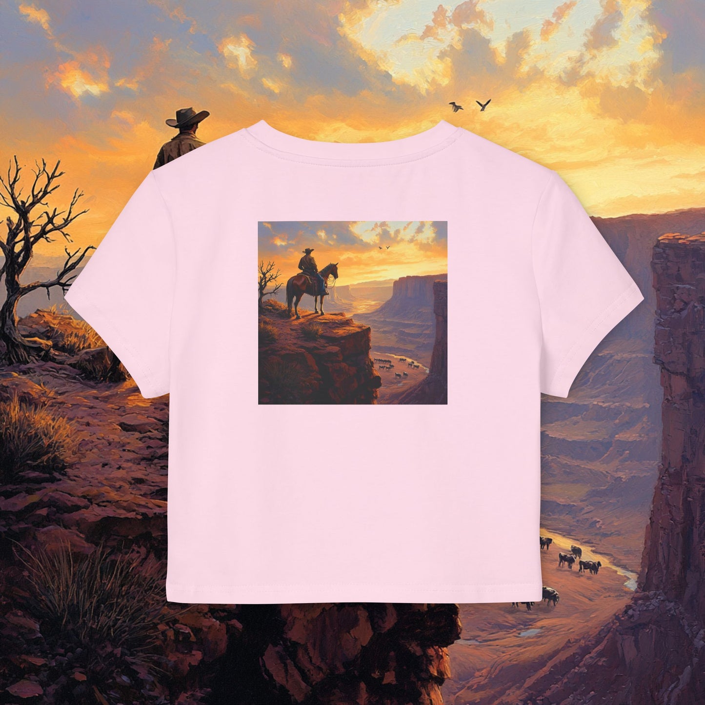 Cowboy Canyon Crop Top