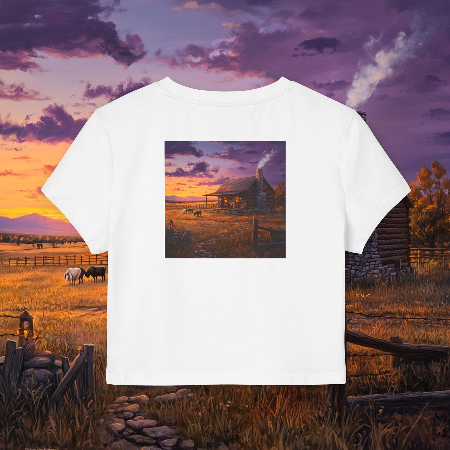 Settling Down Crop Top