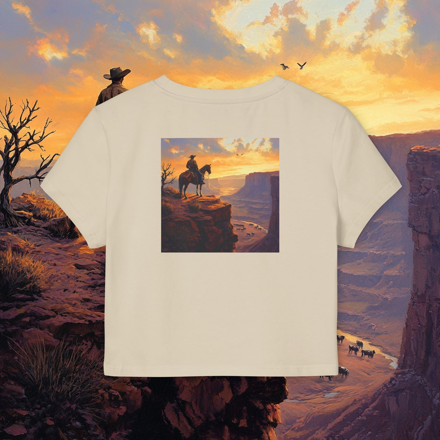 Cowboy Canyon Crop Top