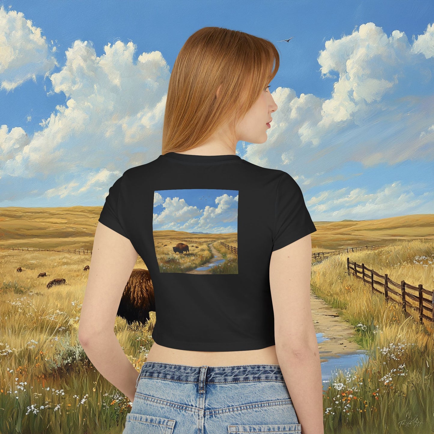 Buffalo Plains Crop Top