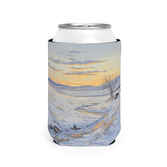 Winter Western Plains Koozie