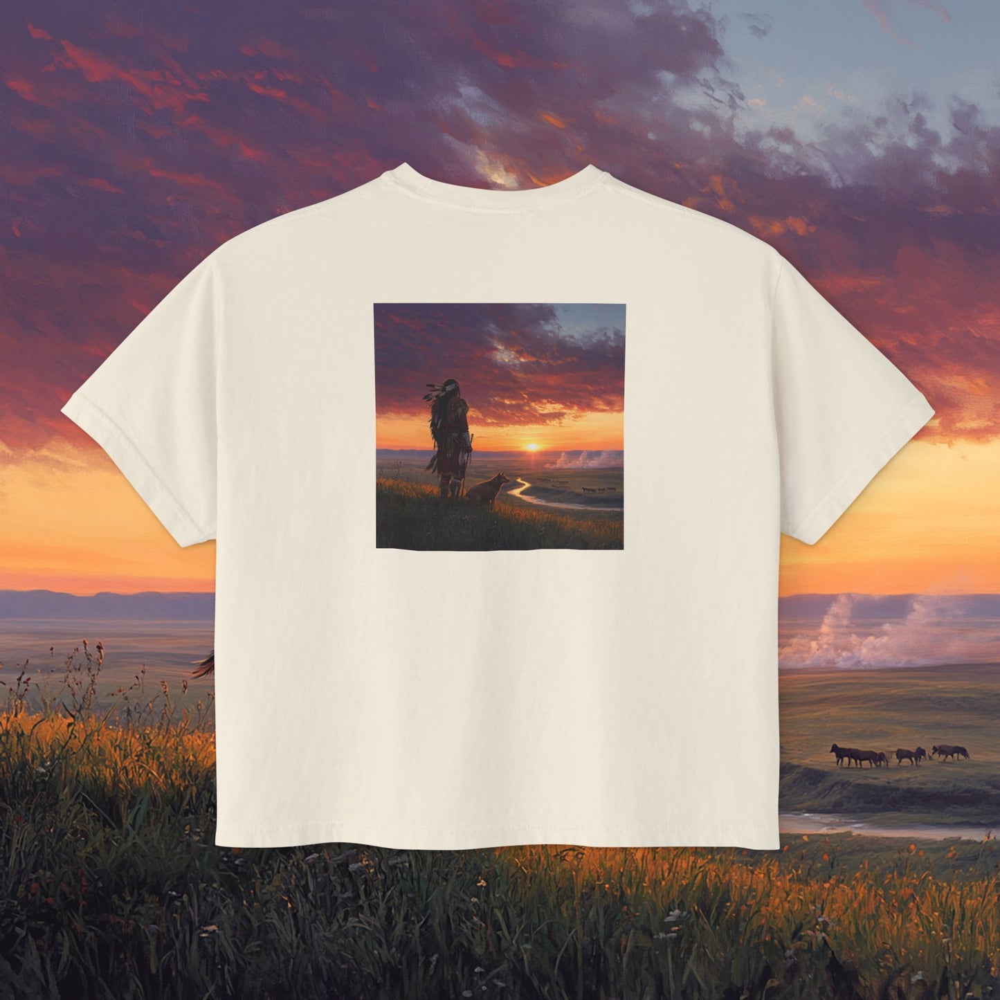 A Warrior's Best Friend Boxy Tee