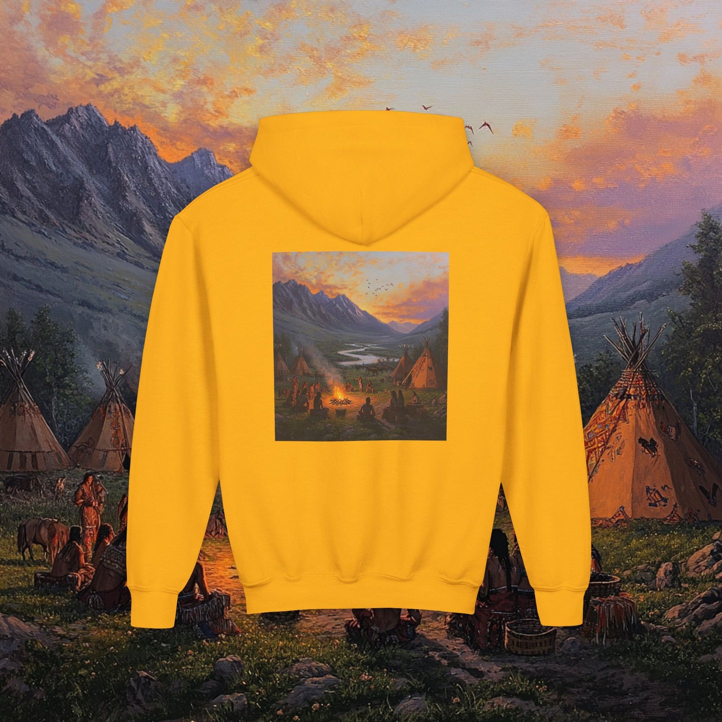 Tribal Party Kids Hoodie