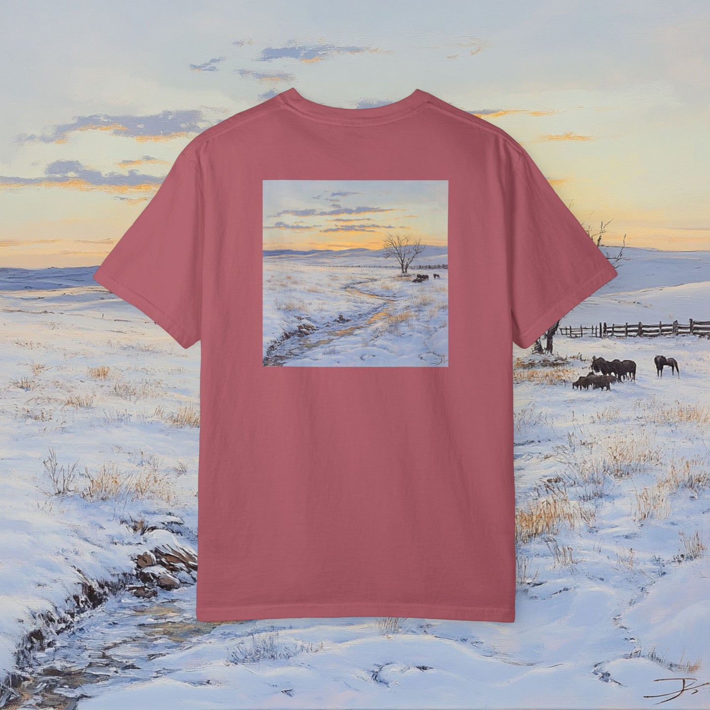 Winter Western Plains T-Shirt