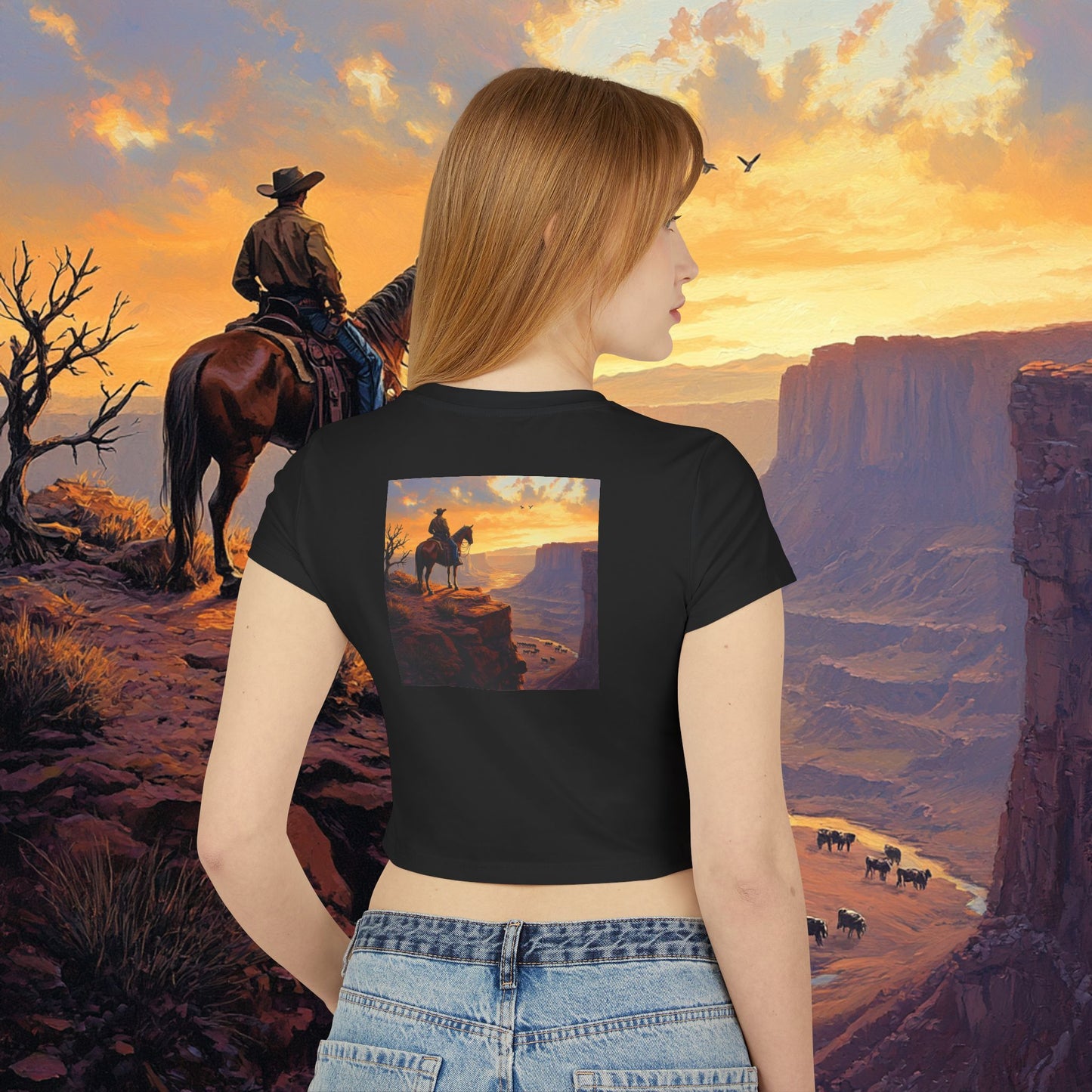 Cowboy Canyon Crop Top