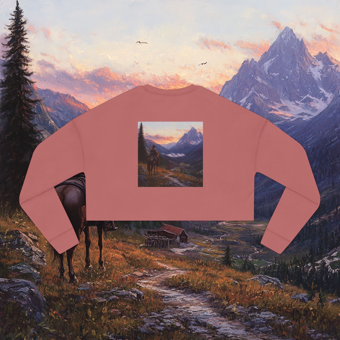 Returning Home Crop Sweatshirt