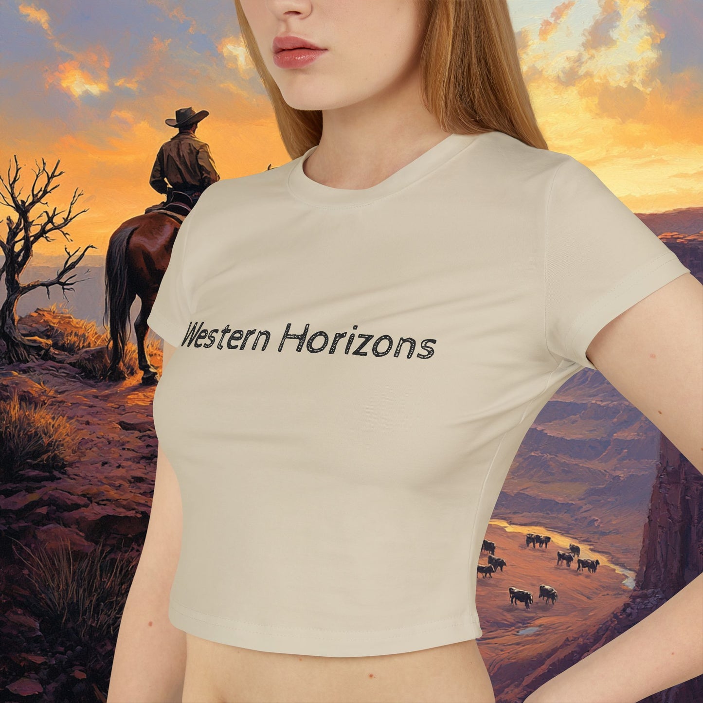 Cowboy Canyon Crop Top