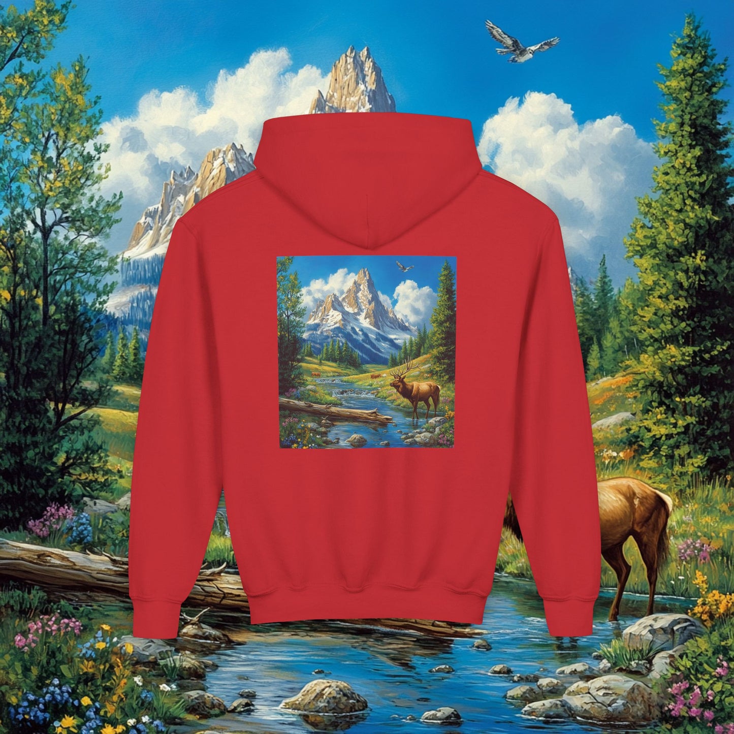 Elk Mountain Kids Hoodie