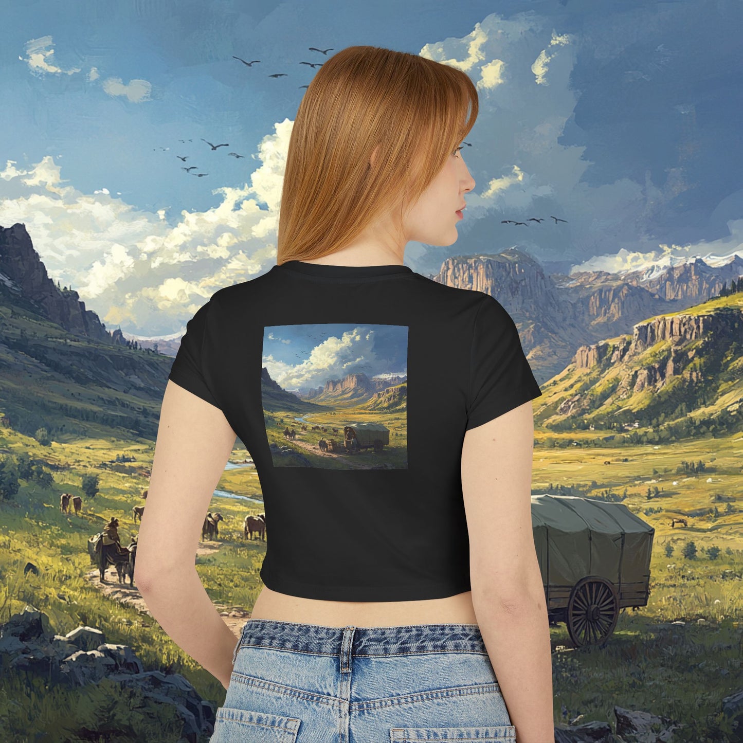 Headin' West Crop Top