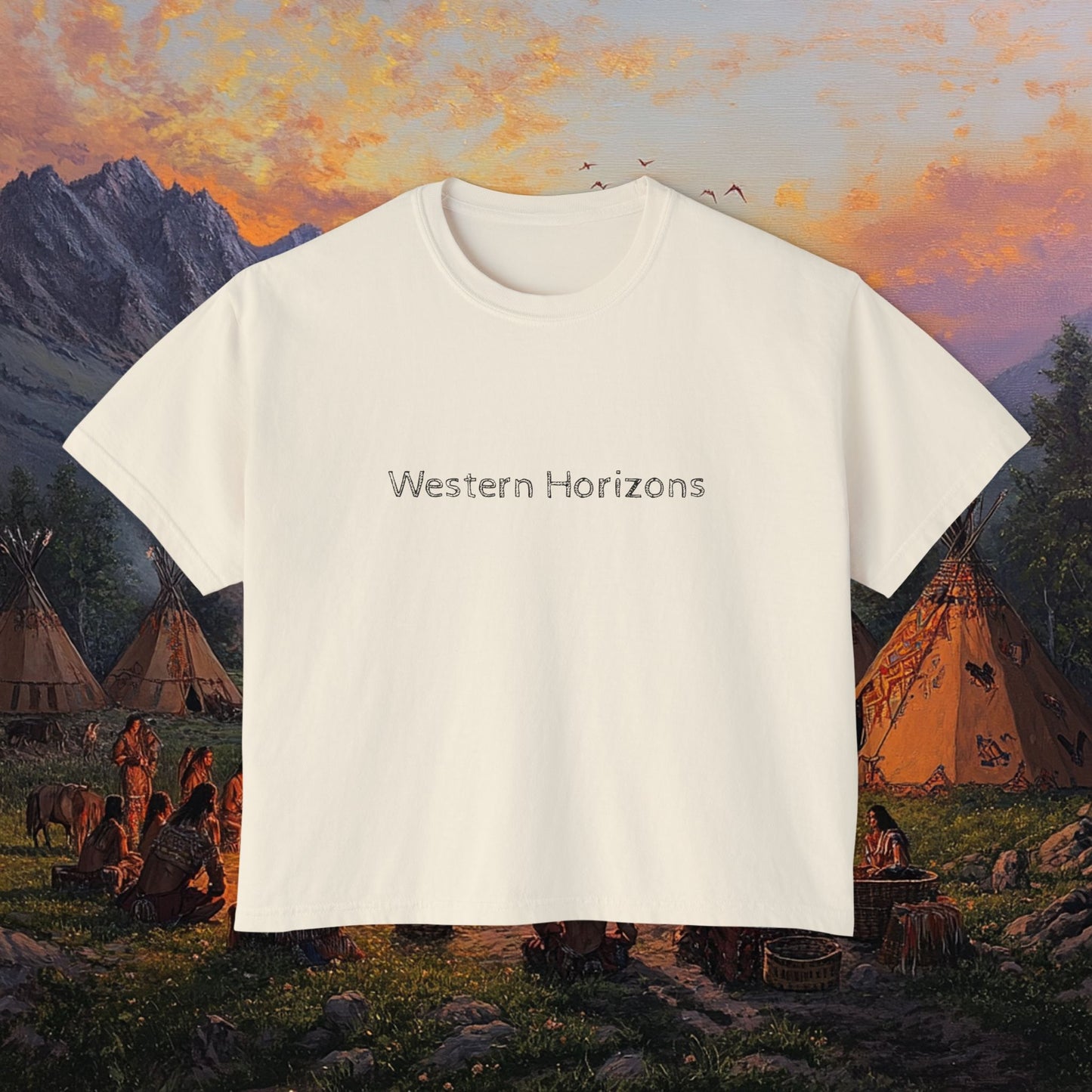 Tribal Party Boxy Tee