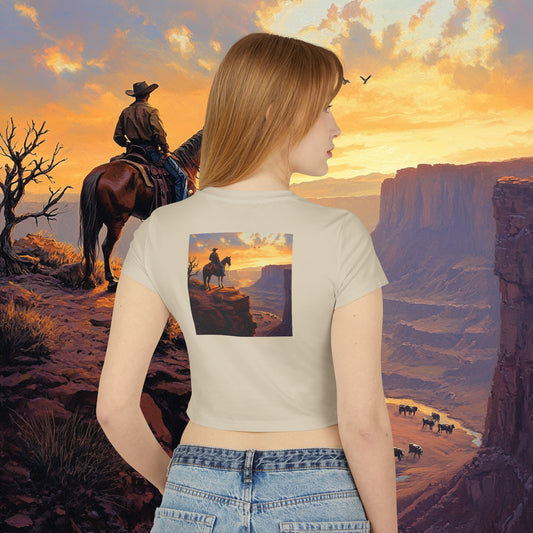 Cowboy Canyon Crop Top